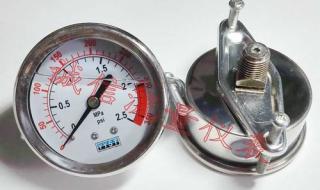 轴向耐震压力表 轴向耐震压力表